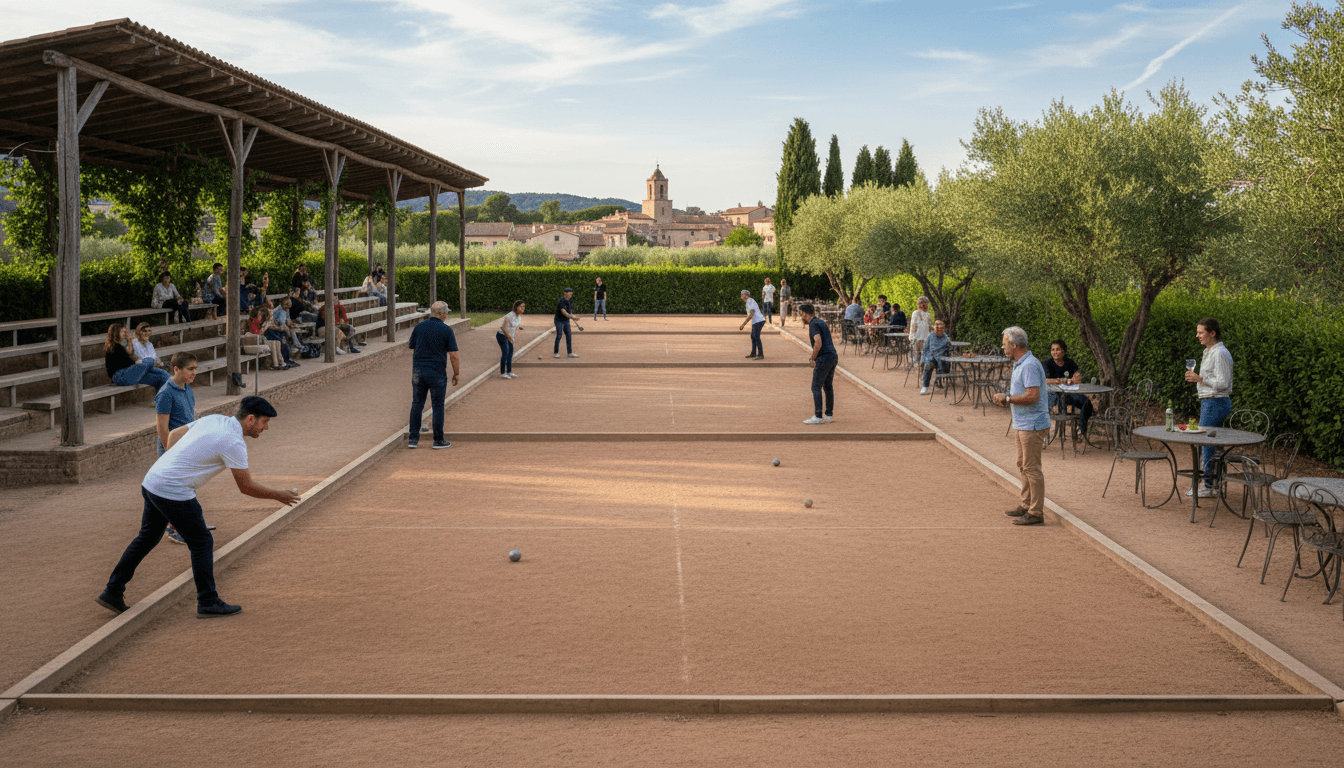 Vue aérienne du Parking du Pool House et de son environnement à Les Sorinières